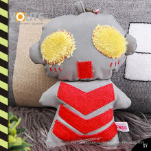 Jouets en peluche réfléchissants d&#39;Ultraman avec du CE En13356 / cintre réfléchissant pour la sécurité / cintre réfléchissant de sac